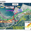 浜田港「臨港道路福井4号線」の計画図