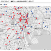 バイク駐車場が欲しいという場所を閲覧できる地図データ