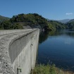 奥只見ダムのダム湖。
