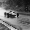 1966年のベルギーGPで優勝したサーティース氏（当時フェラーリ）。