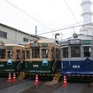 広島電鉄は利用者の減少が進む一方、老朽化した車両の更新など経費が増えている。写真は650形。