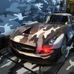 迷彩模様のメルセデスベンツSLS AMG GT3