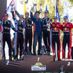 WRC第5戦アルゼンチンの表彰式。