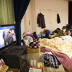 東日本大震災後、陸前高田市の避難所（2011年3月26日）
