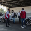 アルファロメオ・ジュリア GTA 新型のプロトタイプとキミ・ライコネン選手、アントニオ・ジョヴィナッツィ選手