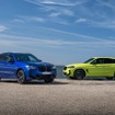 BMW X3 Mコンペティション（左）とBMW X4 Mコンペティション（右）