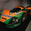 1991年、ルマン24時間レースに日本メーカー初の勝利をもたらしたマツダ787Bの展示も
