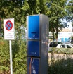Vattenfall社が開発した急速充電器。この実験期間中、ベルリン市内に50箇所以上の充電器が設置される見通し