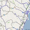 Googleマップ、被災地における自動車の通行実績情報を提供開始