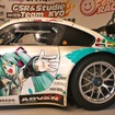 初音ミクGT、SUPER GT 2011年シーズンに参戦を発表（2月。塗装は昨シーズンのもの）