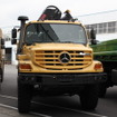 ダイムラーAG　復興支援車両贈呈式　（4月22日、三菱ふそうトラック・バス喜連川研究所にて）
