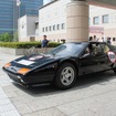 ジャパン・ヒストリックカー・ツアー11。フェラーリ512BBi。黒のボディは珍しいのでは。