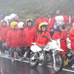 09年の三宅島バイクイベントでは、親子キャンプに参加した島内の子供たちもライディングを披露した