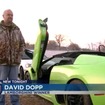 米ユタ州のKSLテレビが報じたデビッド・ドップさんと事故を起したランボルギーニ・ムルシエラゴ（動画キャプチャー）