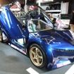EVレーシングカー『TES-ERA EV』。ガルウィングドアはノーマルのセラのものを丸ごと使っている（東京オートサロン12）