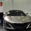 ホンダの伊東孝紳社長とNSXコンセプト