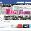 米国トヨタの公式Facebookページ