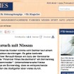ダイムラーとルノー日産がメルセデスベンツ車を共同生産する可能性を伝えた『フィナンシャル・タイムズ』紙のドイツ版