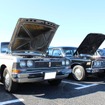 トヨタ・クラウンスーパーデラックス　1968年式（左）と1970年式(右)