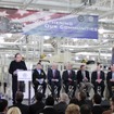 米インディアナ州内の4工場への投資計画を発表するクライスラーグループのセルジオ・マルキオンネ会長兼CEO