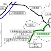 信楽高原鐵道信楽線の路線図