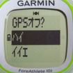 GPS機能をオフにすると、自動的にタイマーモードに切り替わる。
