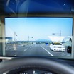 運転席から前方を眺めるとこんな状態。