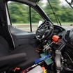無人走行するフォードの耐久テスト車