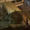スペイン高速列車事故の現場。保安システムの不備が焦点となっている