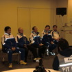 予選後のトヨタ首脳会見。左端が村田氏、右から2人目が木下氏。