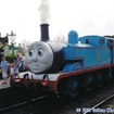 英国のイベント「Day out with Thomas」で運転されている「トーマス号」。大井川鐵道のC11 227も、これに近い意匠が施されるとみられる。