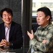 パガーニ・ジャパン代表の武井真二氏（右）とBEWITH代表取締役の中島敏晴氏