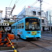 阪堺電軌と南海バスは2014年春頃にPiTaPaを導入する。写真は阪堺電軌の南霞町停留場。