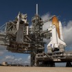 2010年2月6日、スペースシャトル「エンデバー」打ち上げ準備中のLC-39A。