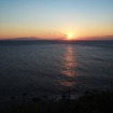 2013年最後の日の出と伊豆大島