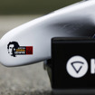 ウィリアムズF1の2014年型マシン、FW36のノーズに添えられたアイルトン・セナの顔写真と追悼メッセージ
