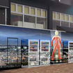 上り線、ウルトラセブン自動販売機外観イメージ