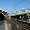 東急池上線の洗足池駅。中央新幹線は同駅付近を大深度地下で通る。