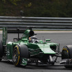 ハンガリーGPでの可夢偉の走り。写真：Caterham F1