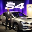 スバル WRX S4とスバル取締役専務執行役員 日月丈志氏