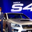 スバル WRX S4とスバル 商品企画本部 プロジェクトゼネラルマネージャー 高津益夫氏