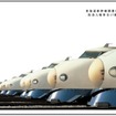 JR東海が10月1日に発売する「東海道新幹線開業50周年記念入場券」の台紙（表紙）