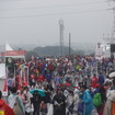 F1日本GP決勝日はあいにくの雨