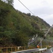 台風18号による土砂流入で不通となった東海道本線由比～興津間。10月20日にも仮復旧する見込みだ。