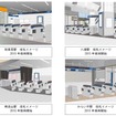 新型改札機の設置イメージ。画像の4駅は利用者の増加に伴い改札機を各駅1台ずつ追加増設する。