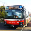 東武バスの無料シャトルバスが車両基地と駅を結ぶ（2014 東武ファンフェスタ）