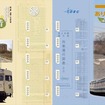 3月7日から発売される「東上線ありがとう8000系 今は昔の物語」記念乗車券。台紙には8000系の年表や写真などがデザインされている。