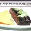 エールフランスの著名シェフ特製機内食紹介動画のキャプチャ（1）