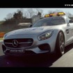 メルセデス AMG-GTのF1セーフティカー（動画キャプチャ）