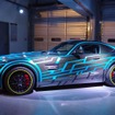 『ネクストライドロン』として劇場版仮面ライダードライブに登場するメルセデス AMG GT